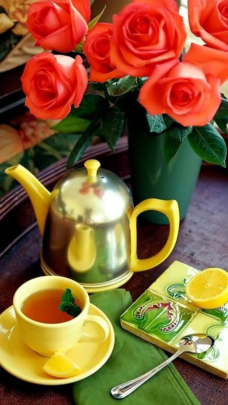 Доброе утро цветы красивые розы