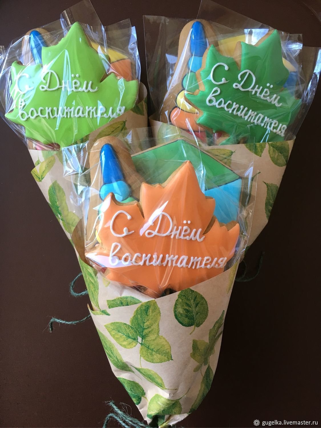 Оригинальный букет воспитателю