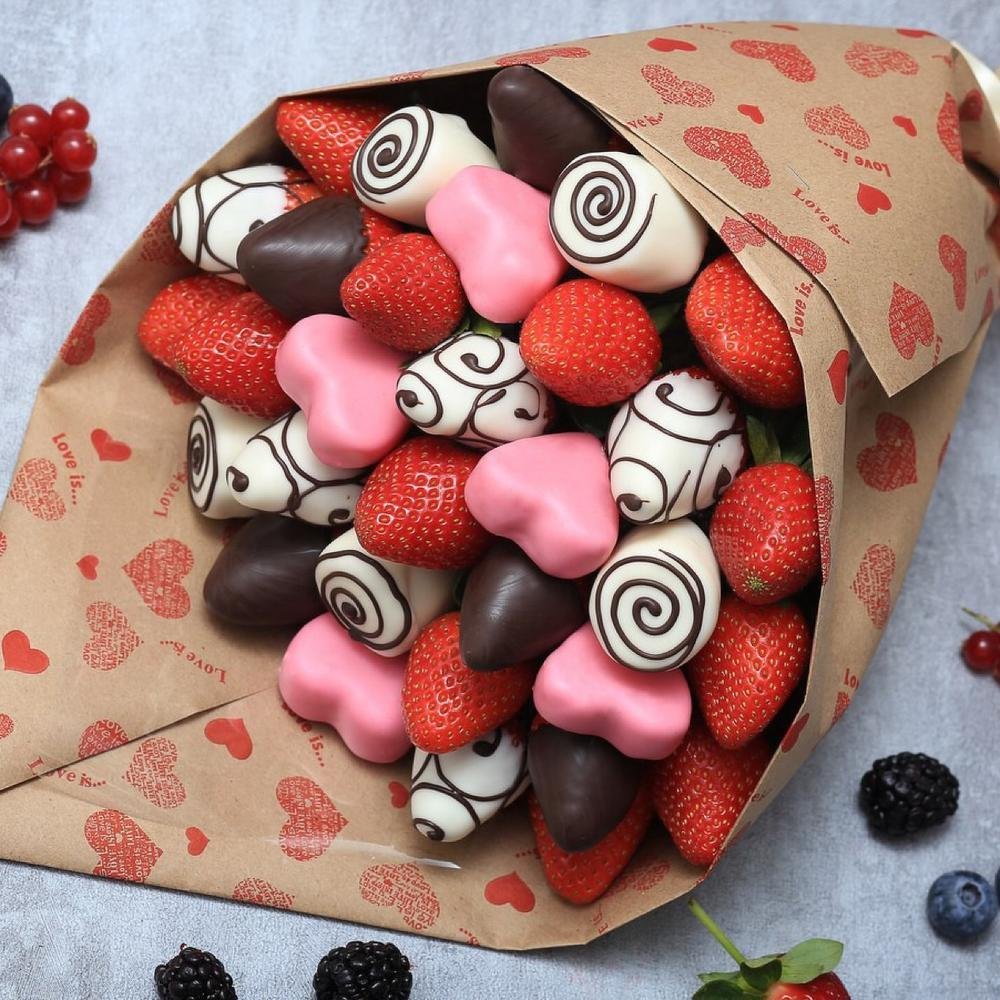 Букет клубника в шоколаде
