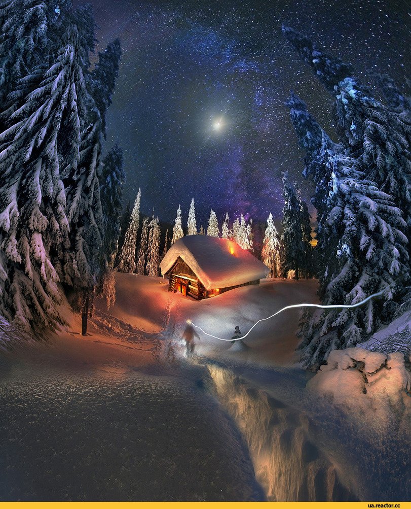 Волшебные открытки с новым годом