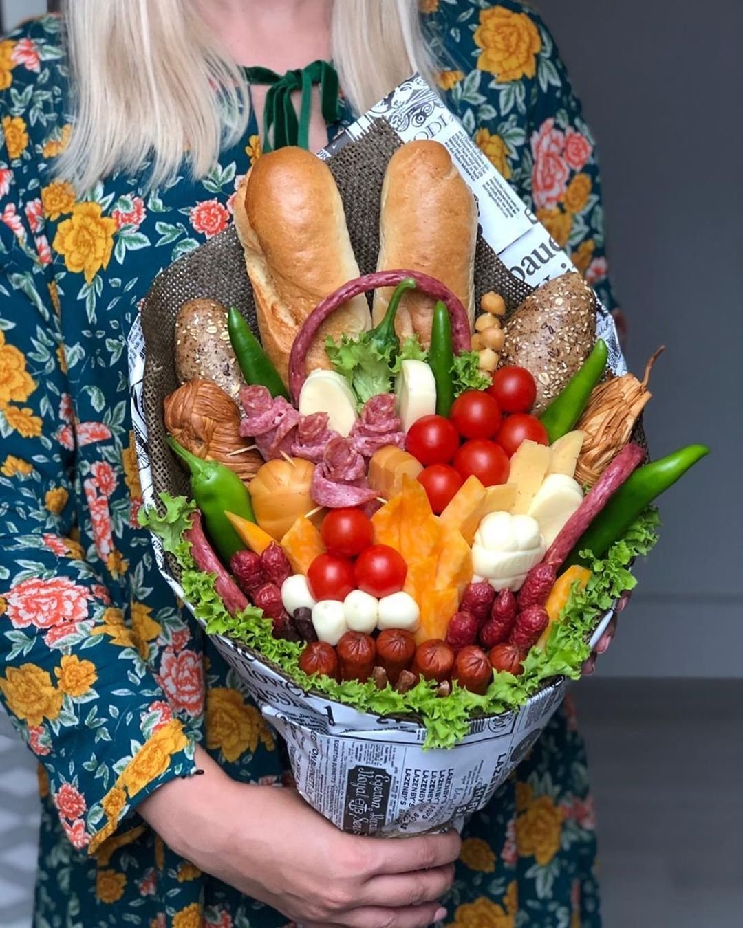 Прикольные букеты