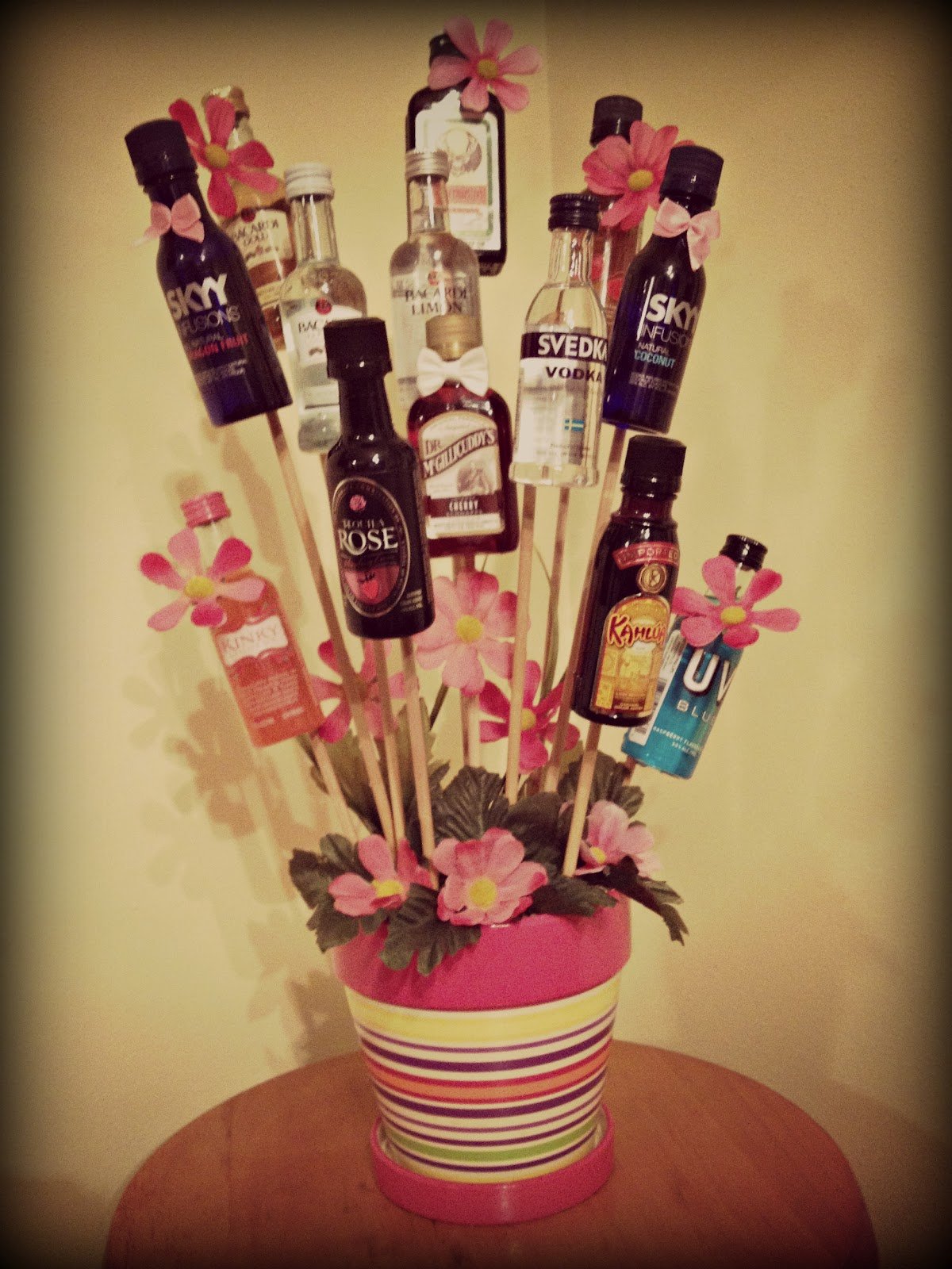 Букет из алкоголя для женщин