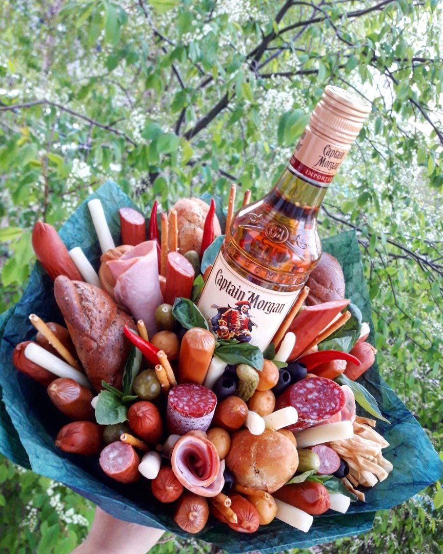 Съедобный букет для подруги