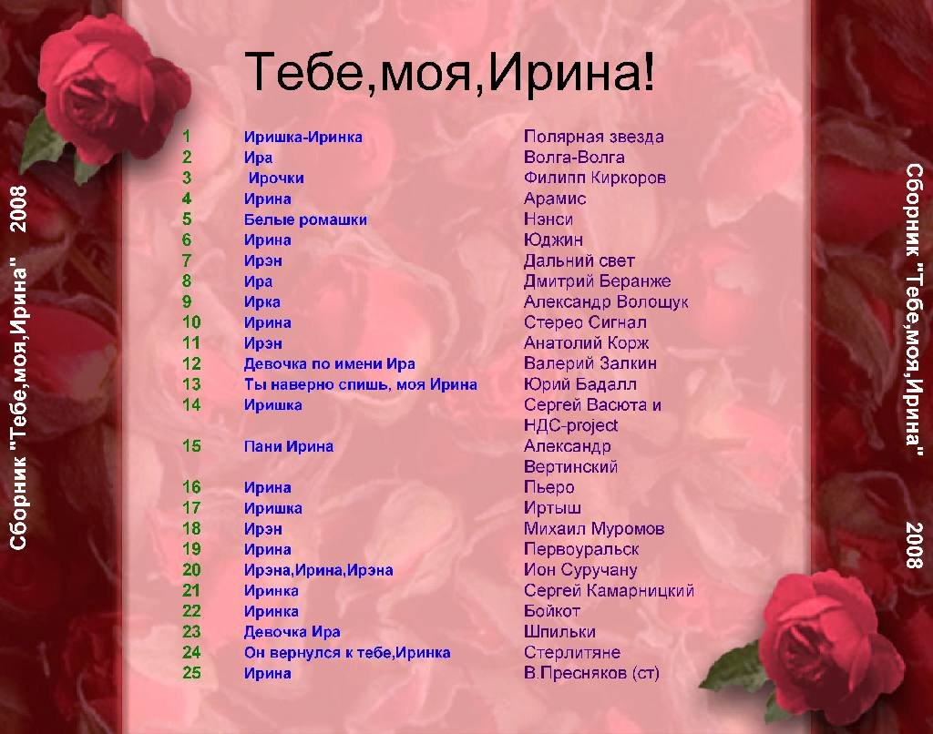 Открытка Иришка самая лучшая