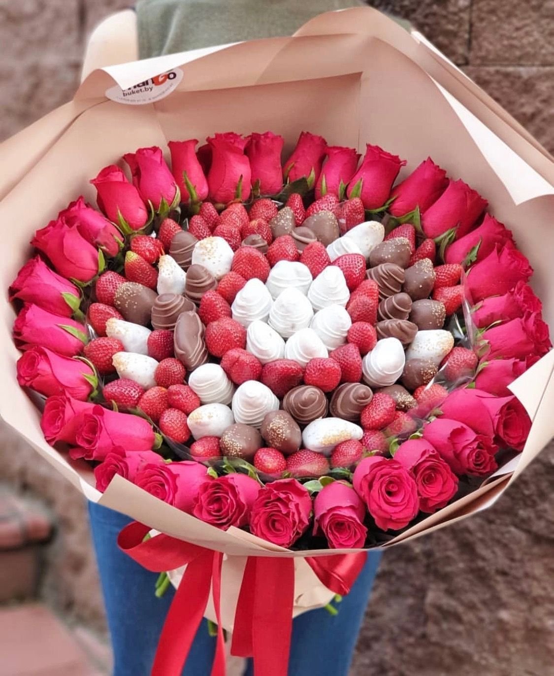 Необычные букеты для женщин