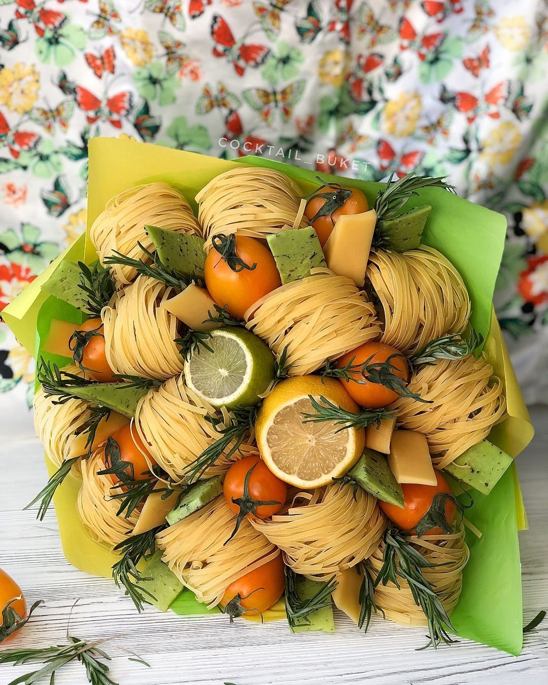 Съедобные букеты из овощей