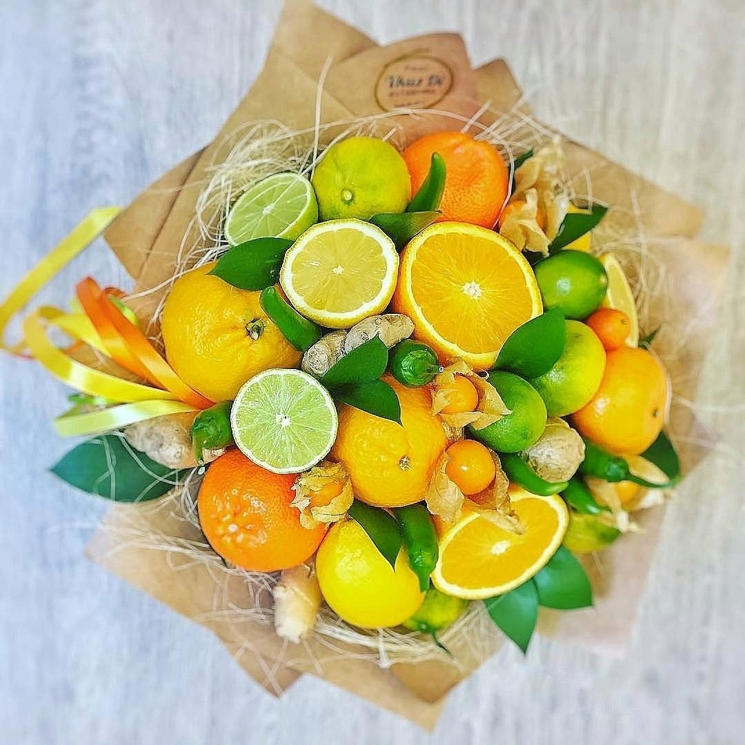 Фруктовый букет из апельсинов