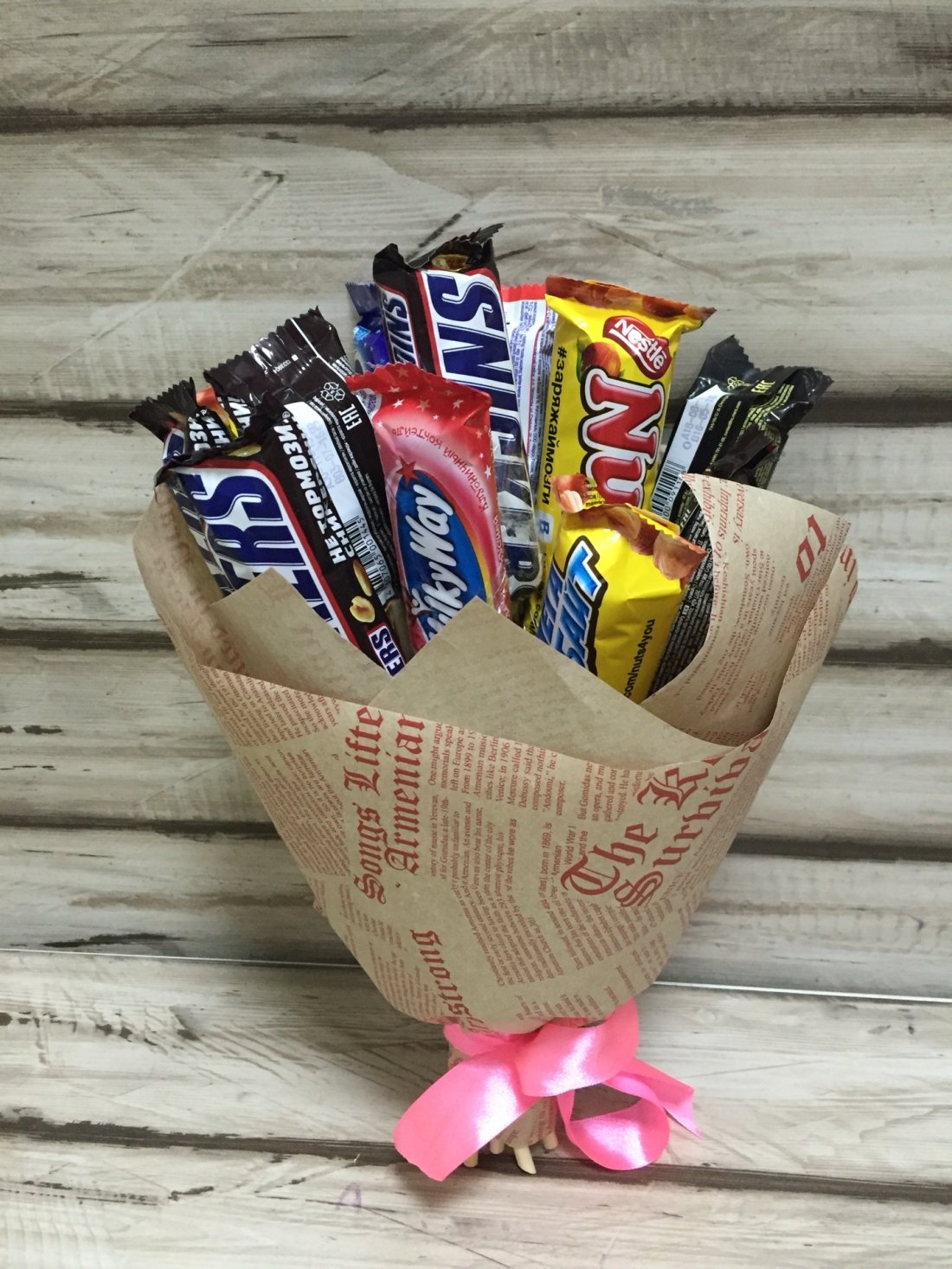 Букет из шоколадок