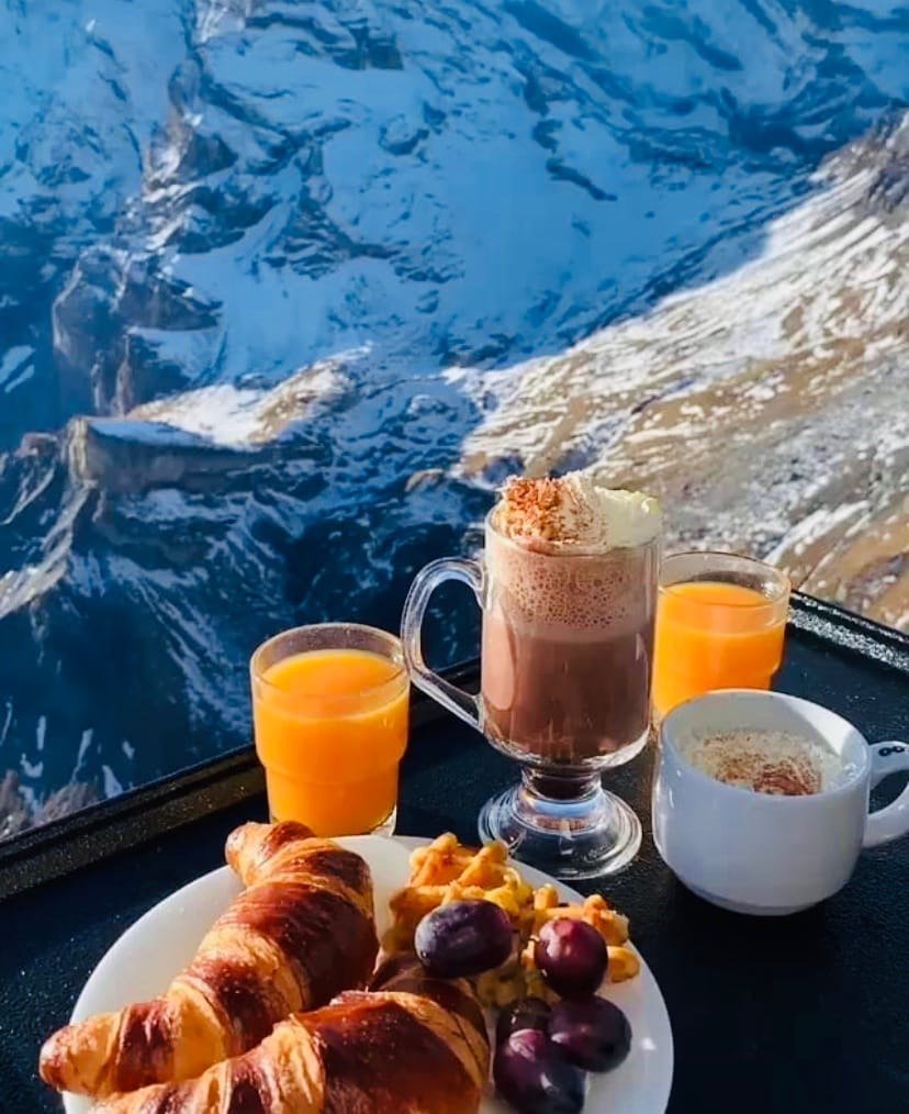 Рассвет в горах