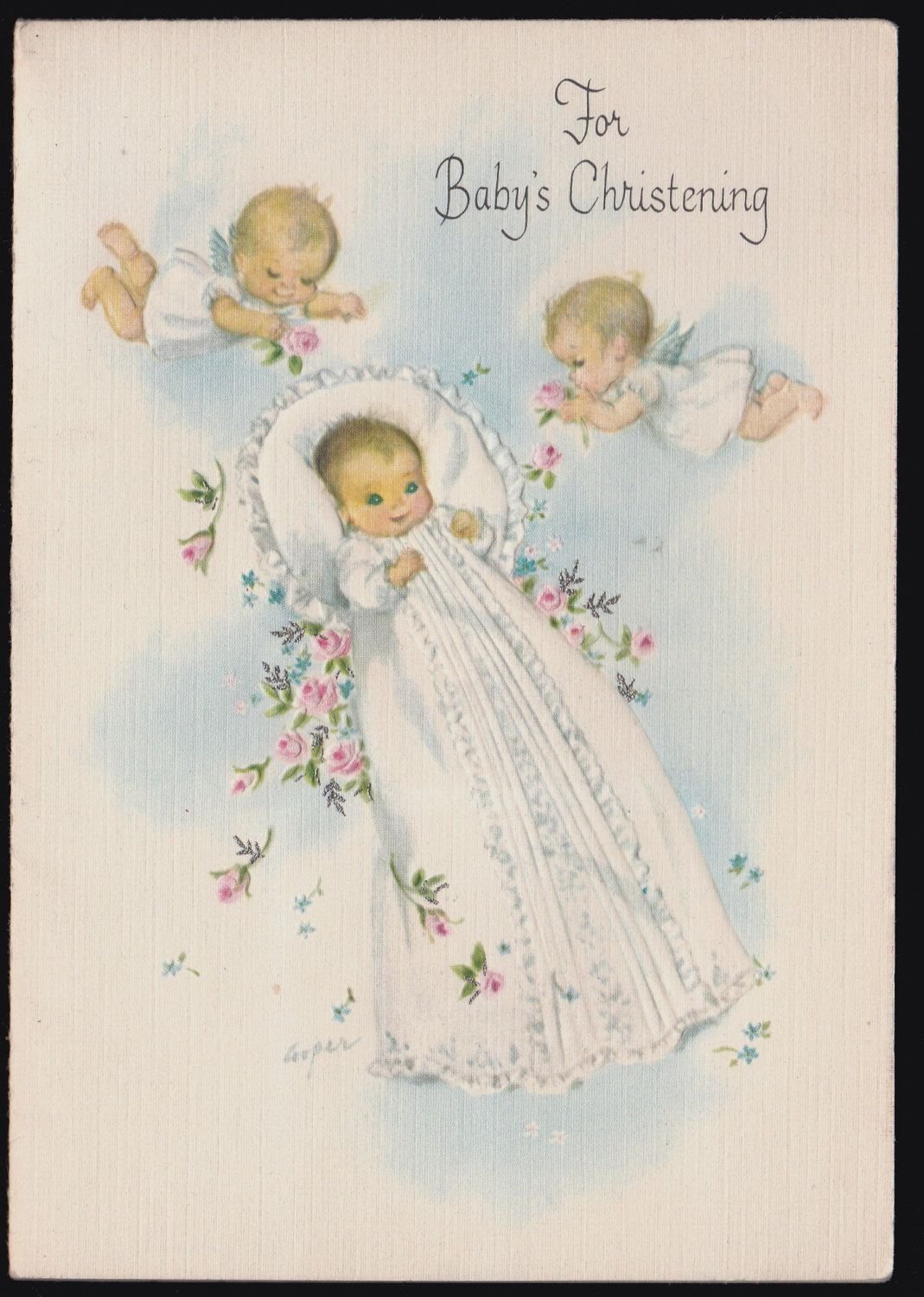 Фон для крещения девочки