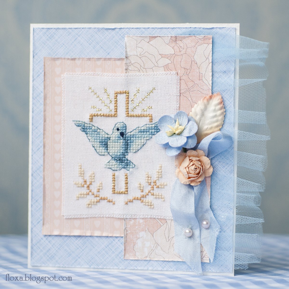 Открытка "с крестинами"