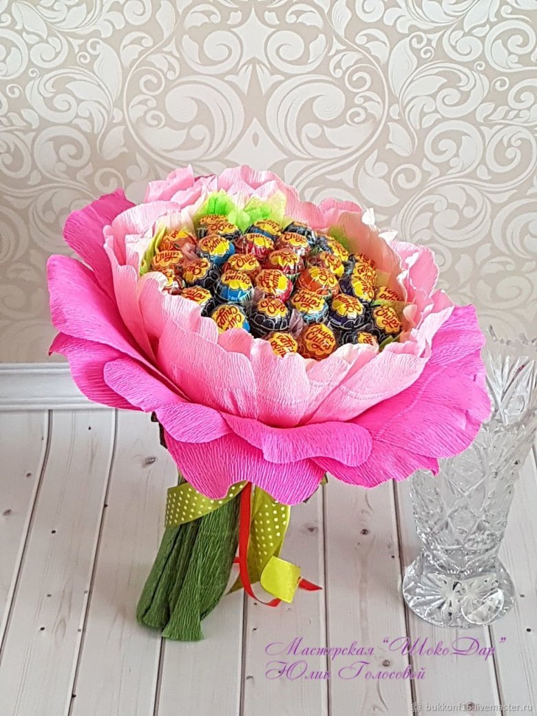 Детский конфетный букет