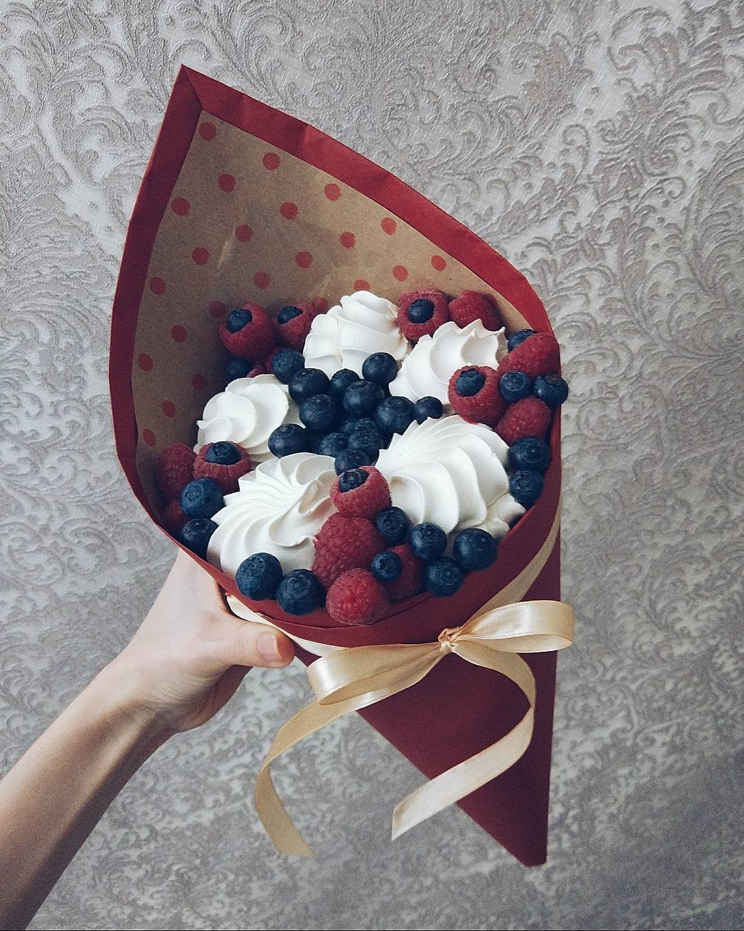 Букет из маршмеллоу для девочки