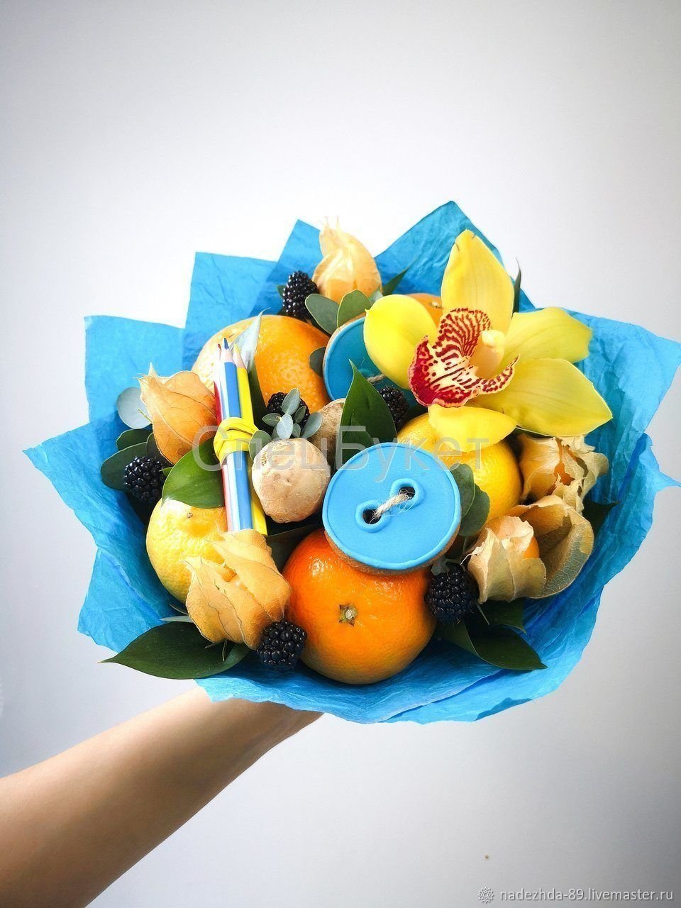 Маленькие зефирные букеты к 8 марта