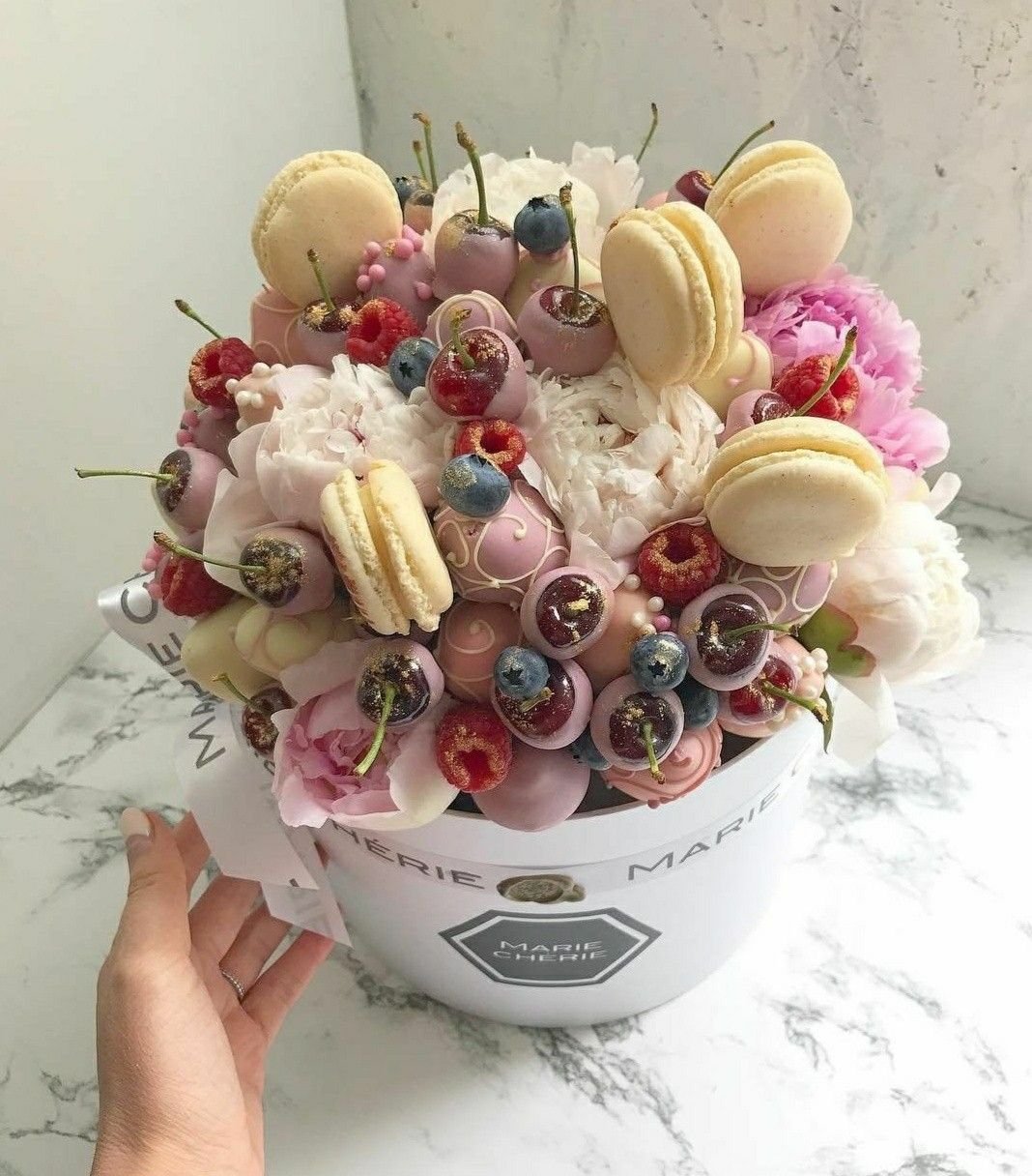 Детский букет из маршмеллоу