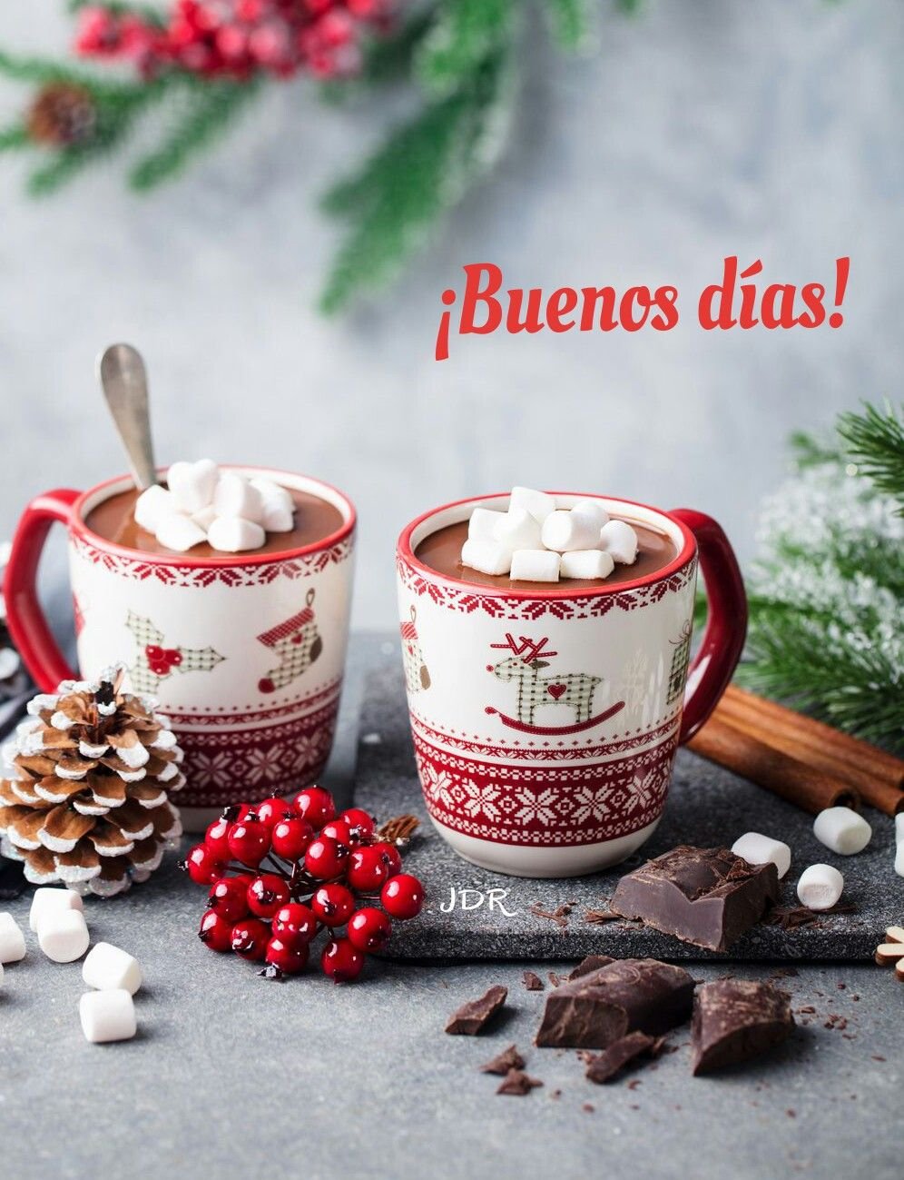 Доброе утро зима кофе