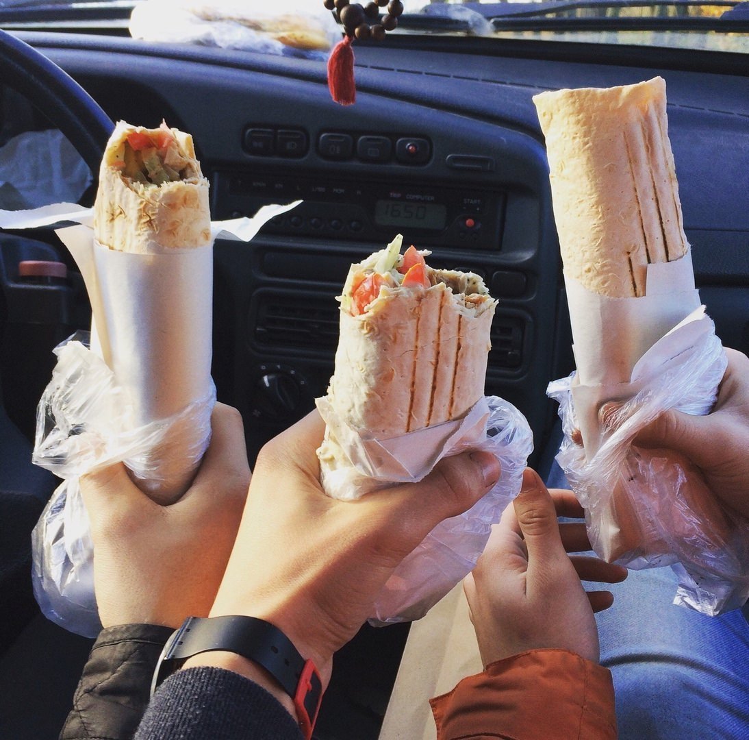 Баннер кафе быстрого питания