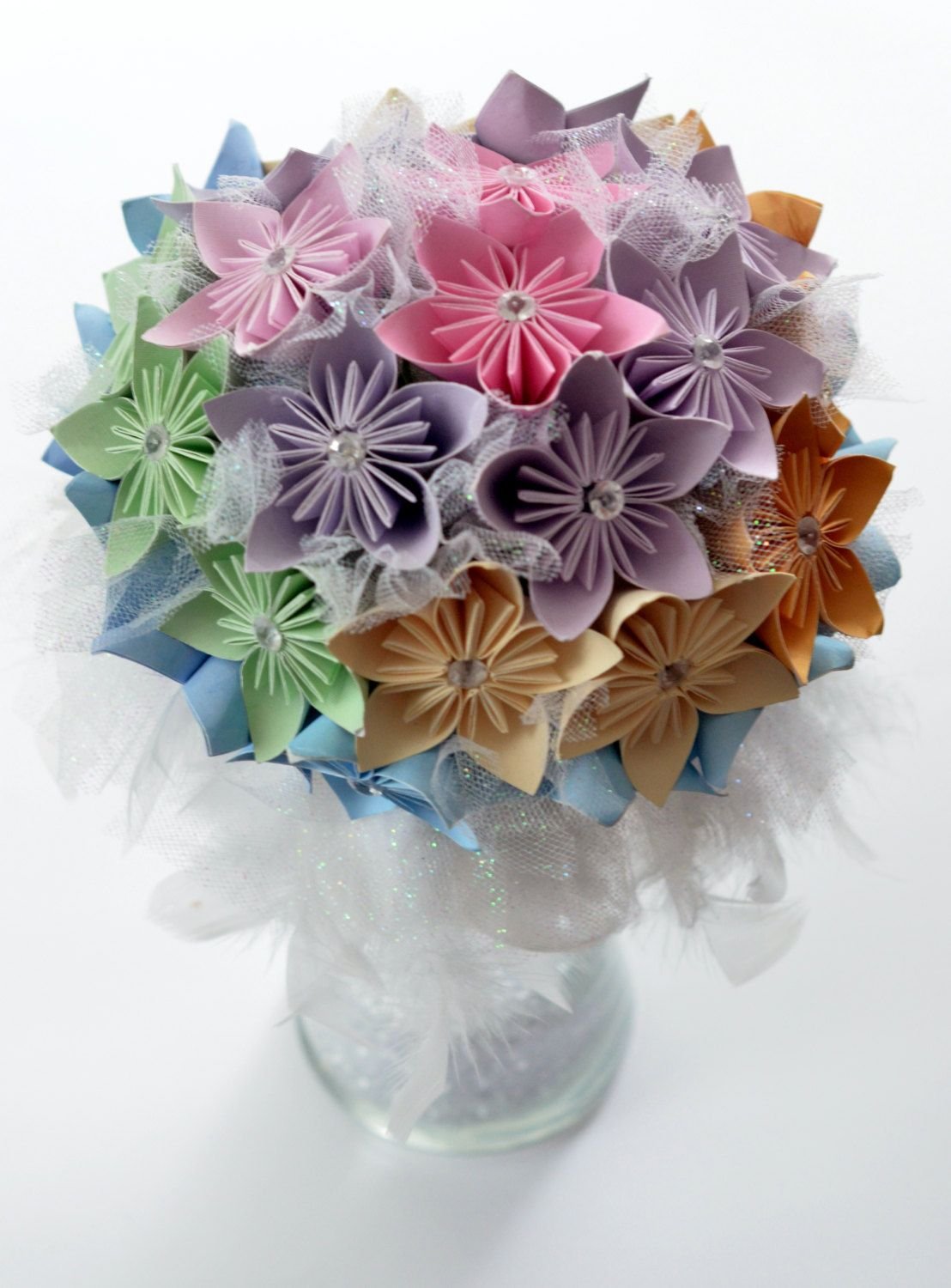 Букет цветов «оригами»