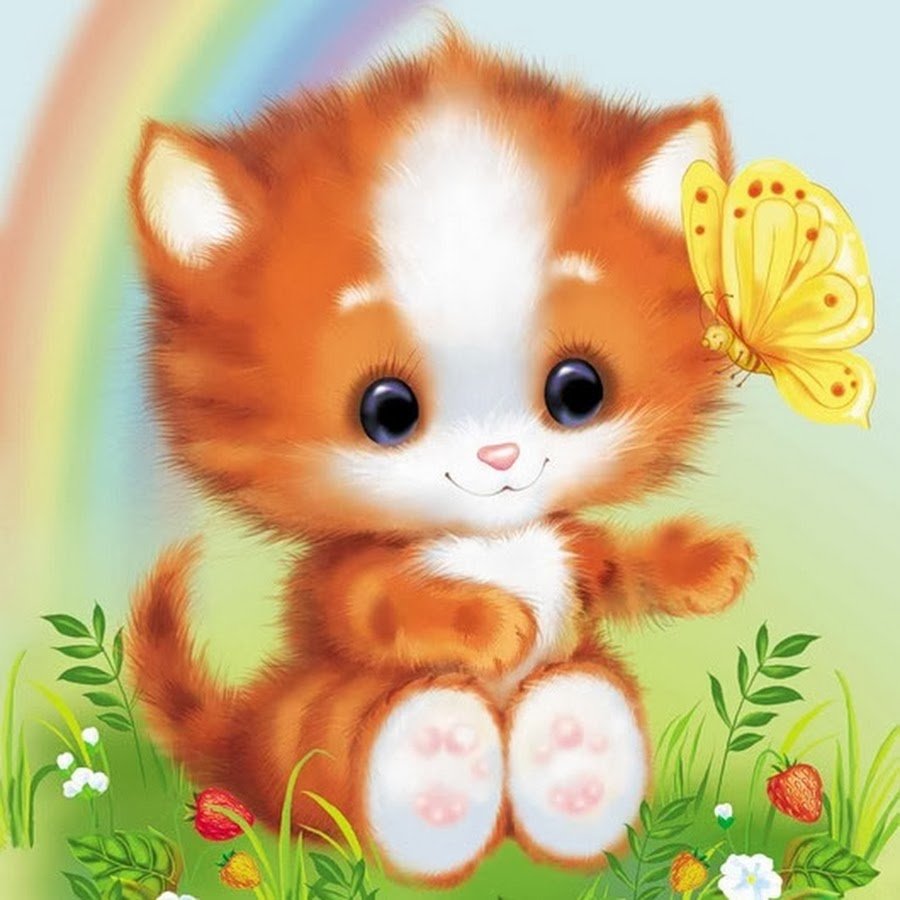 Открытки со зверюшками для детей