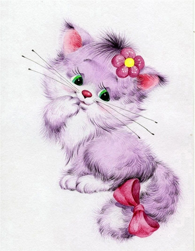 Милые кошечки иллюстрации