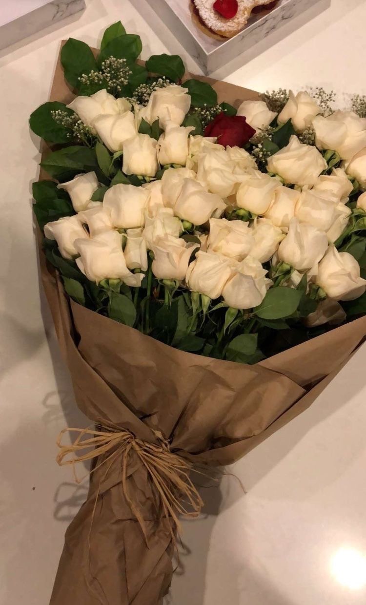 Красивый букет дома