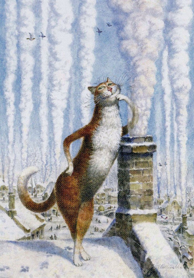 Петербургские коты Владимира Румянцева