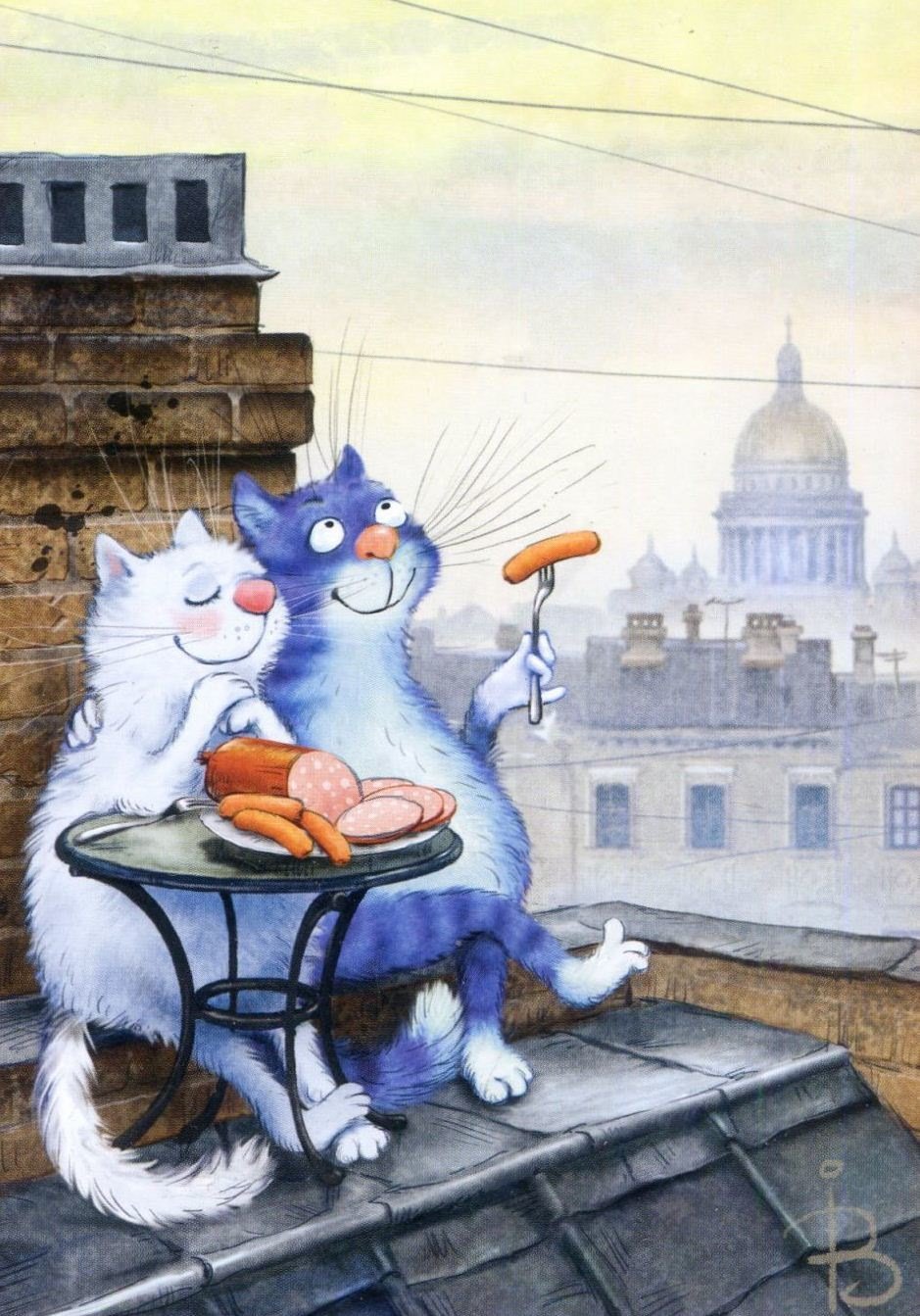 Картины Ирины Зенюк коты