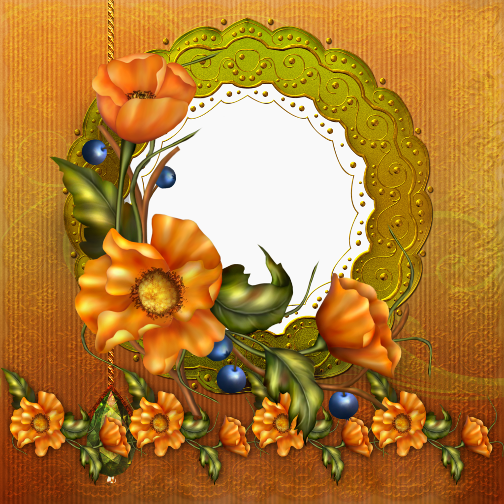 Цветочная рамка