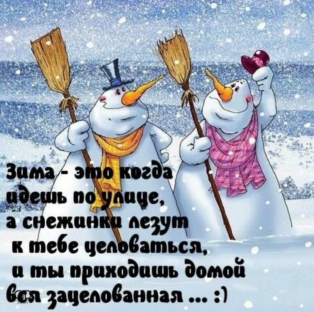 Весёлые афоризмы про зиму