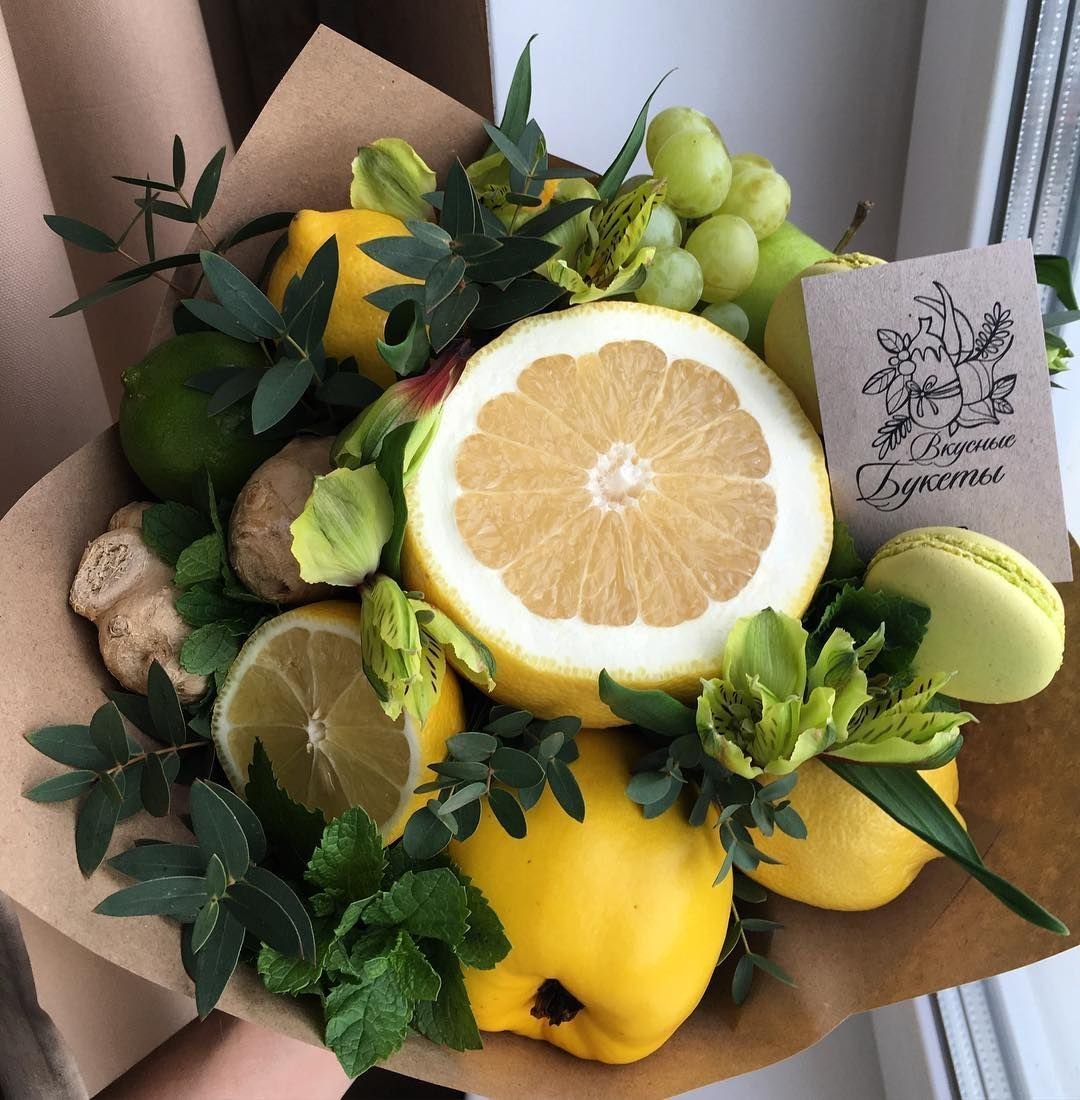 Букет с лимонами
