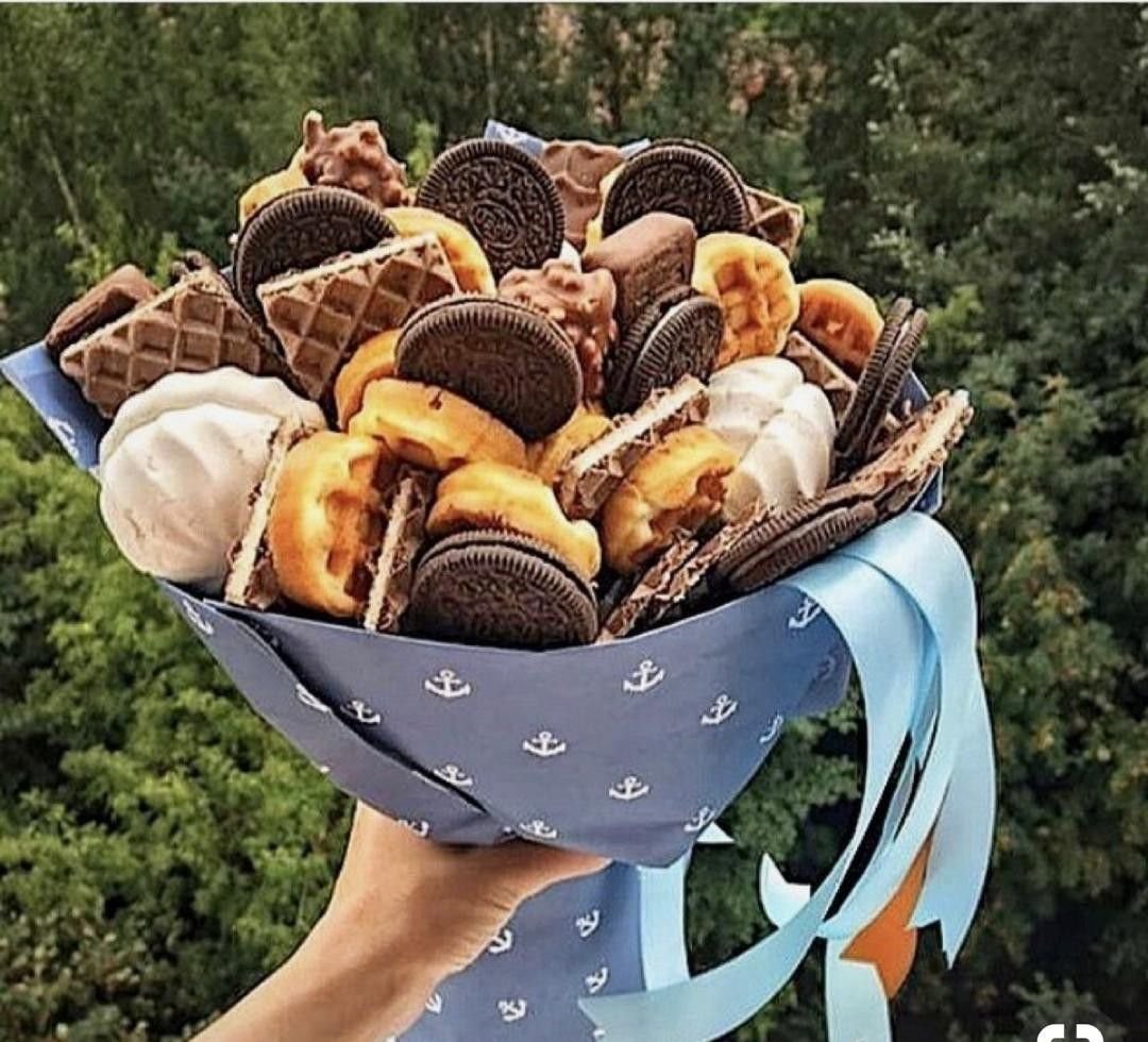 Букет с печеньем