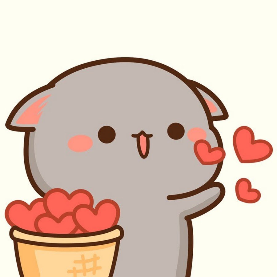 Кошечка с сердечком