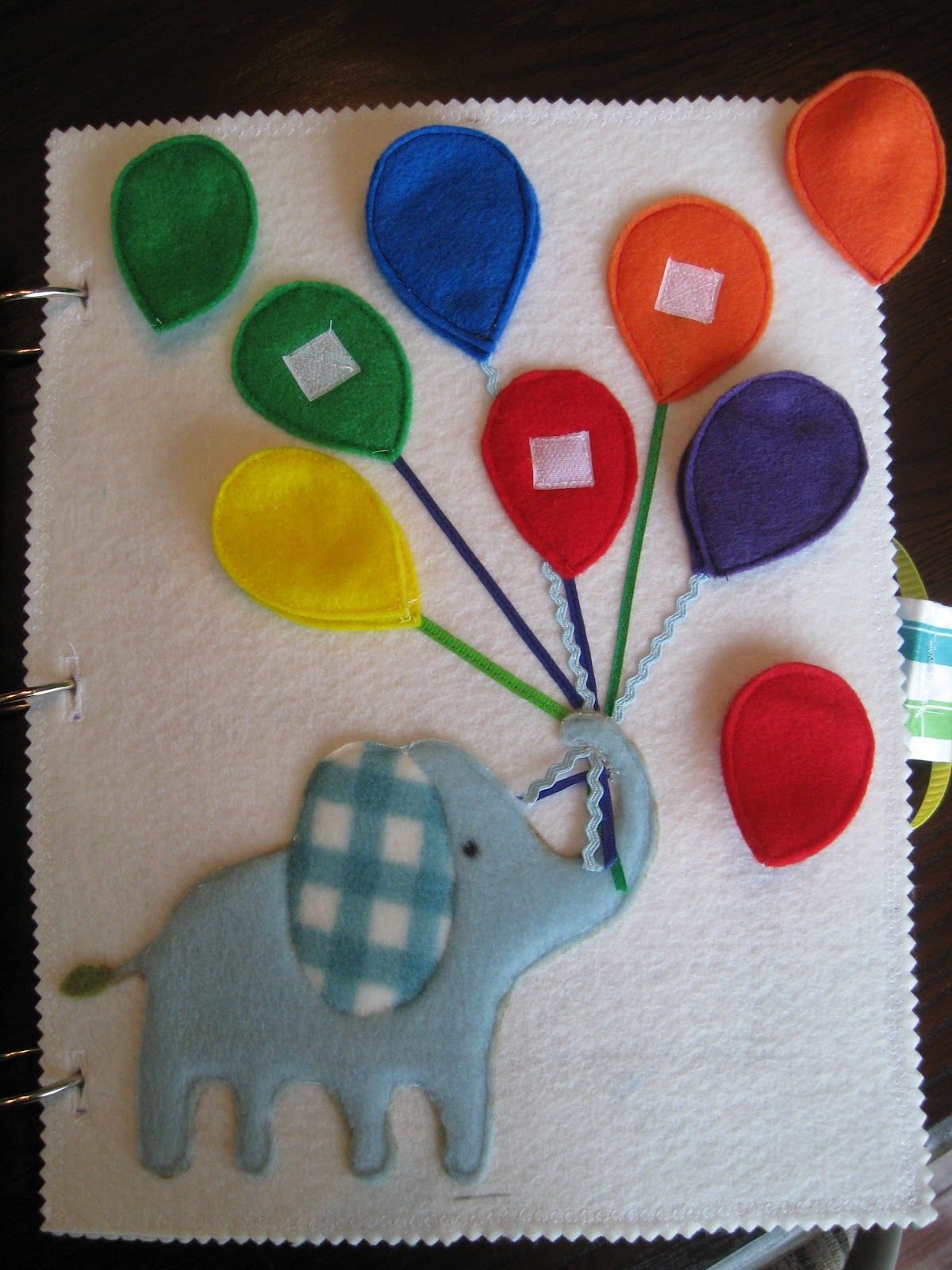 Воздушные шарики из фетра для книжки