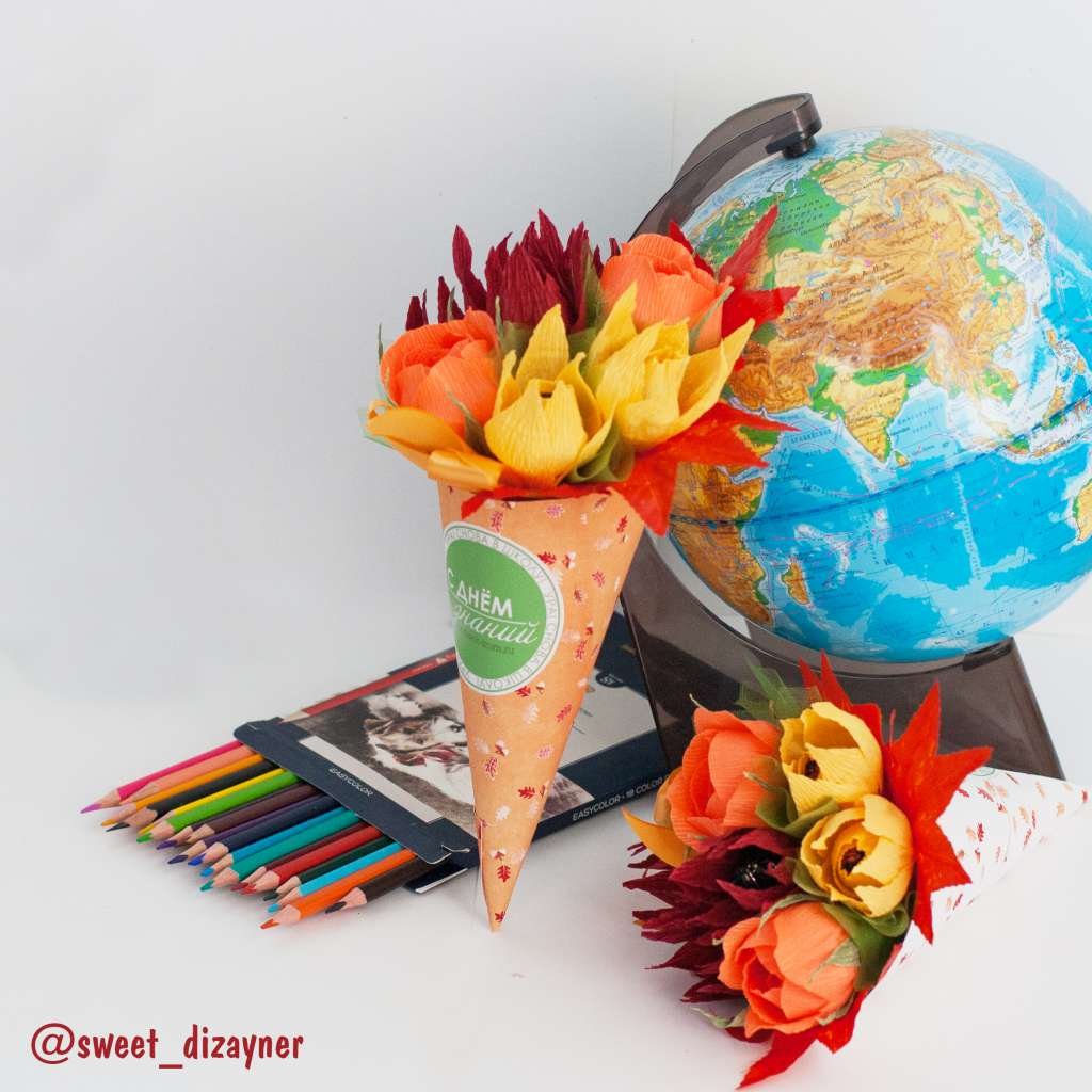 Букет из канцтоваров