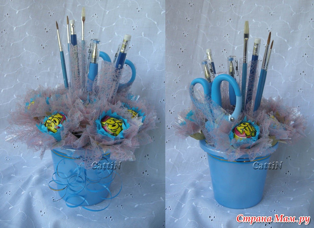 Букет из канцтоваров