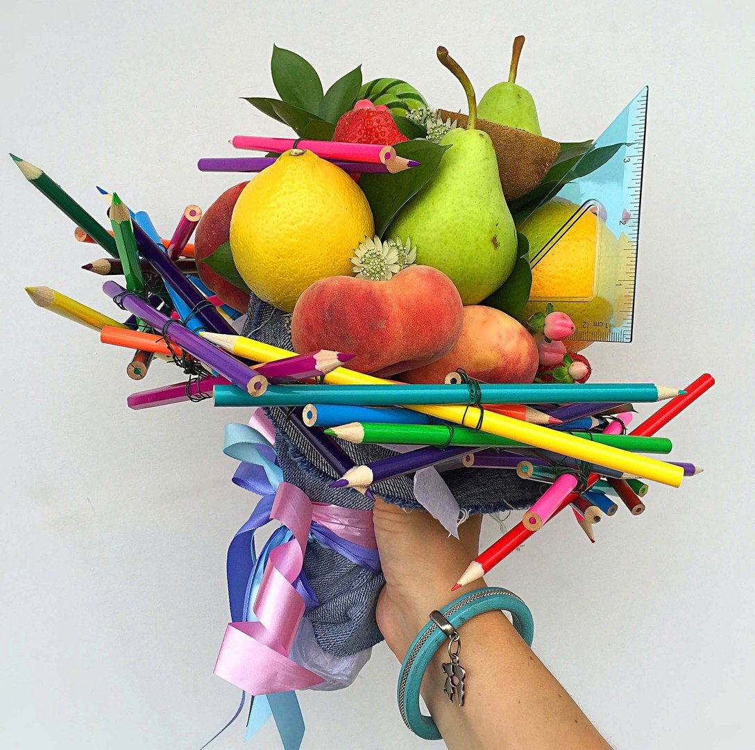 Сладкий букет учителю