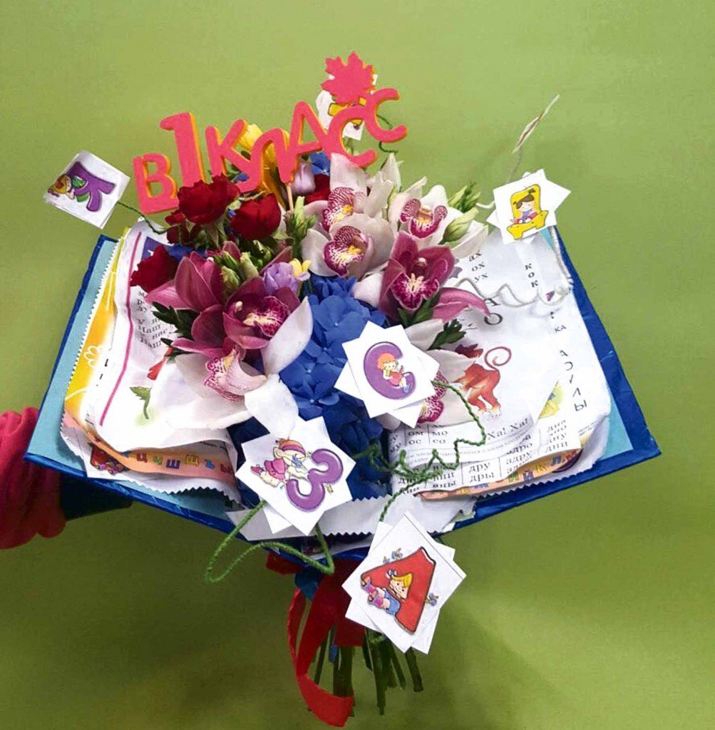 Букет с канцтоварами