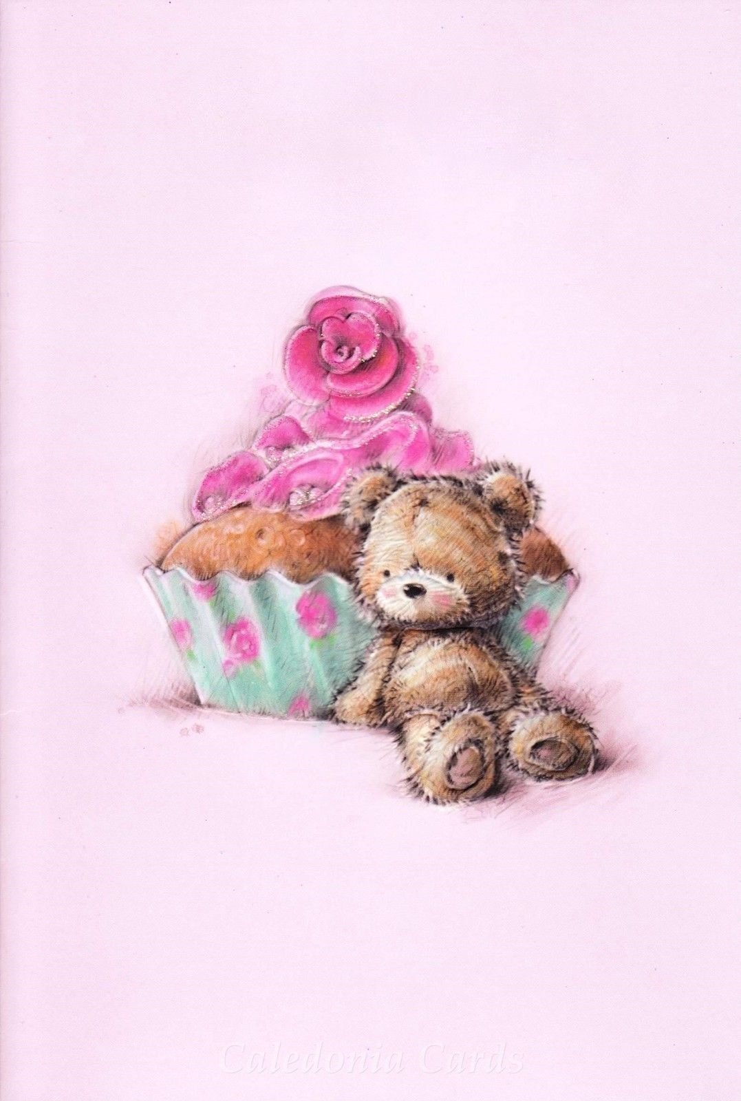 Медведь с цветами