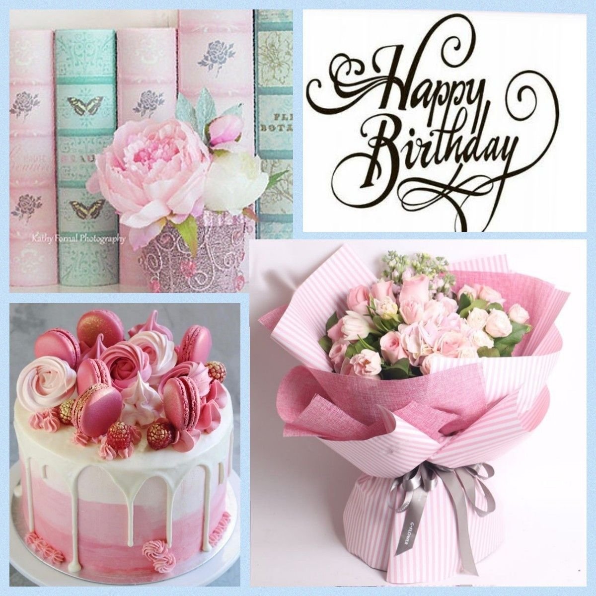 Гламурные открытки с днем рождения женщине