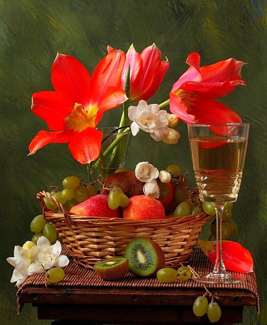 Красивые натюрморты с днем рождения