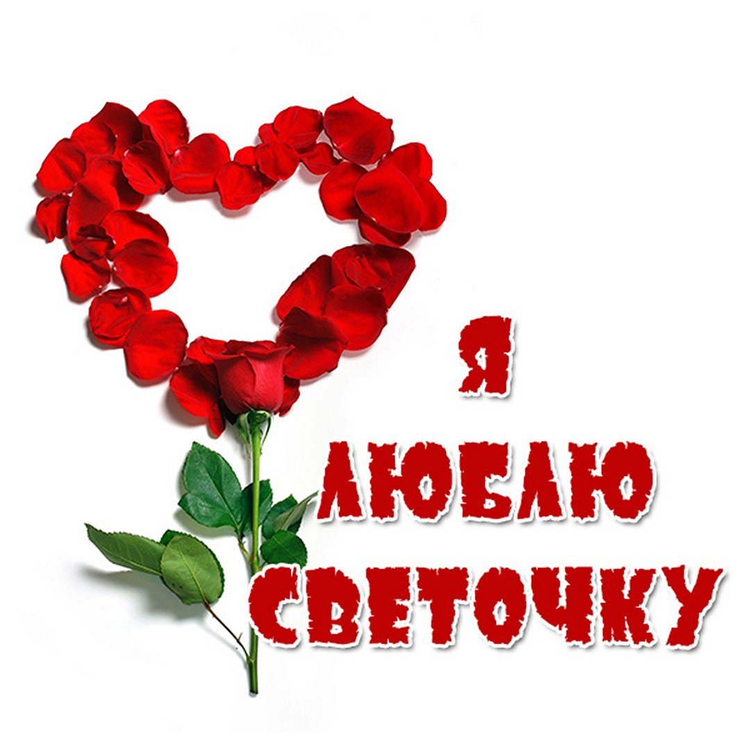 Света я тебя люблю