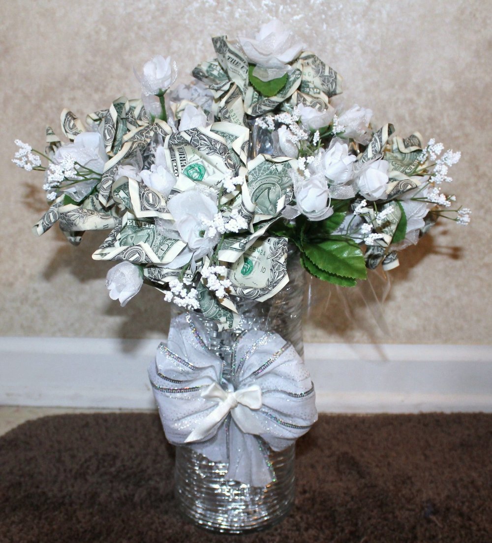 Цветы из денег своими руками