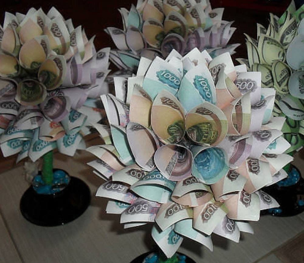 Букет из денег на день рождения