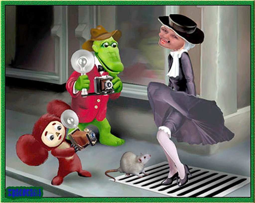 Чебурашка и крокодил Гена