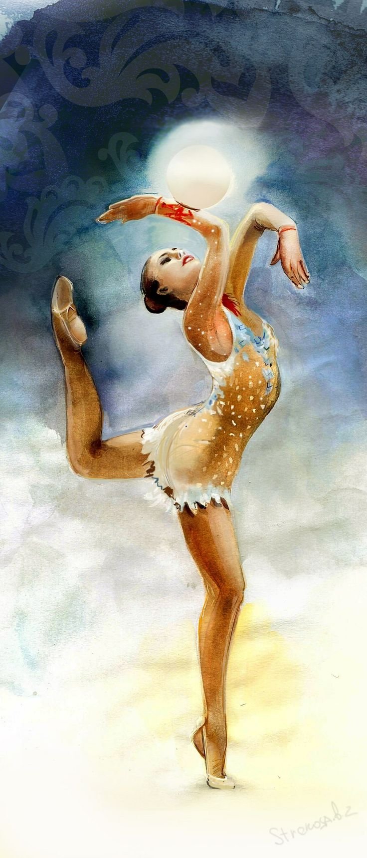 Гимнастка арт