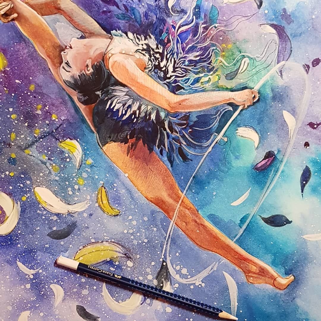 Гимнастки в живописи