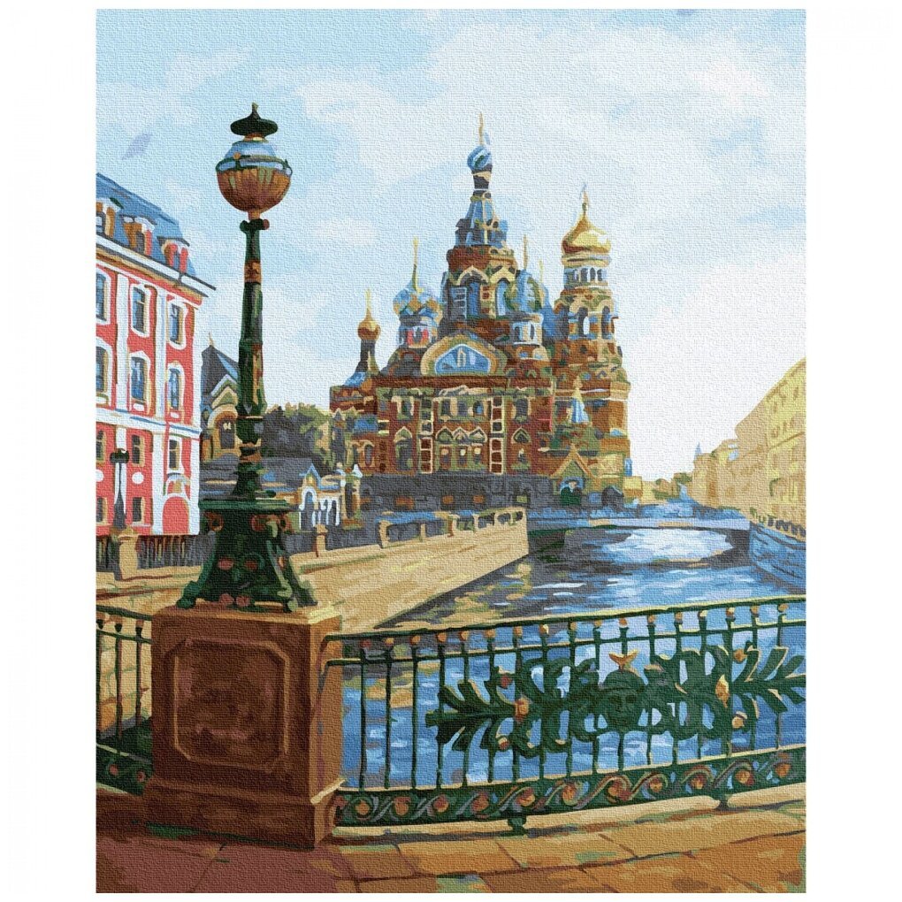 Molly картина по номерам "Санкт-Петербург. Спас на крови" 40х50 см