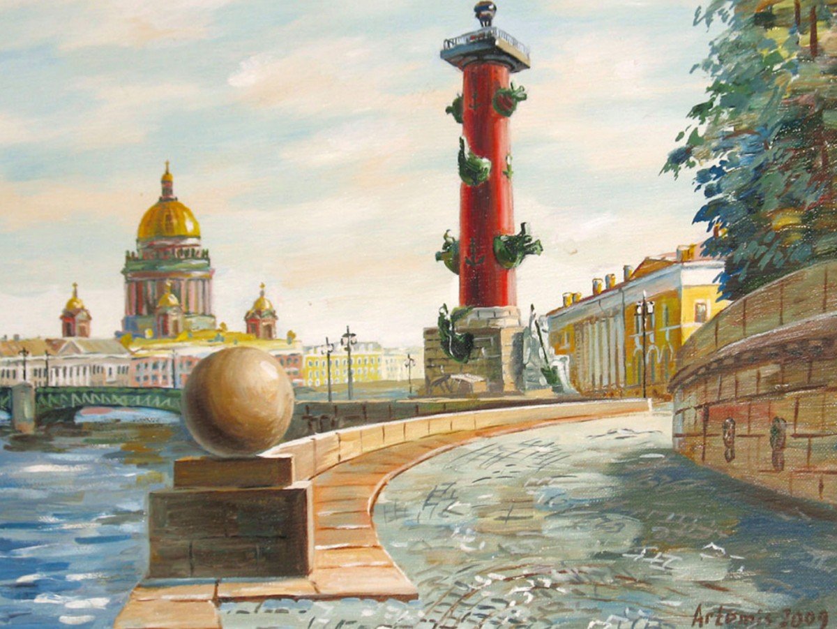 Стрелка Васильевского острова, Адмиралтейство а.д. Захарова.