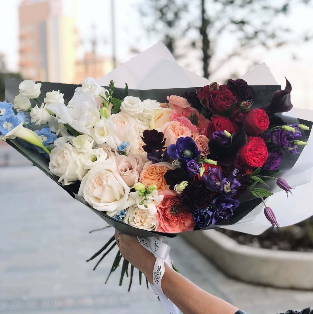 Букеты в корейском стиле