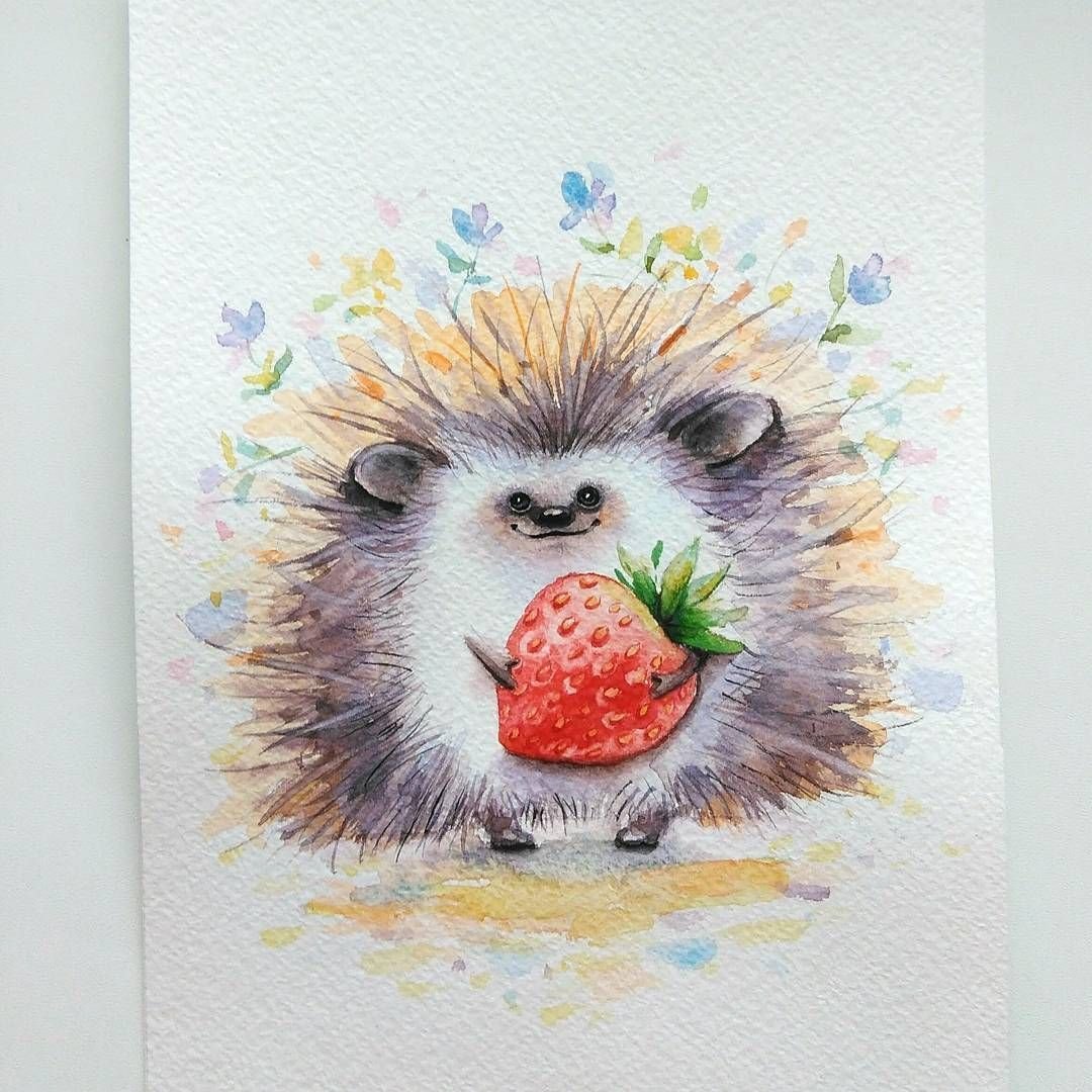 Иллюстрации ежиков Penny Black